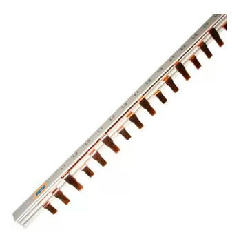 Шина соединительная PIN 3-фазная 63А (1м) Энергия - Электрика, НВА - Щитки и аксессуары для монтажа - Шины нулевые - магазин электрооборудования amperomvolt.ru