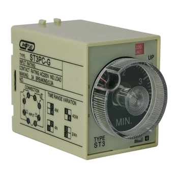 Реле времени 220V ST3PC-G (4-24h) Энергия, 10 шт - Электрика, НВА - Реле, автоматизация и управление - Реле времени - магазин электрооборудования amperomvolt.ru