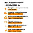 ИБП для котла Энергия Про 800 + Аккумулятор Grid 100 Ah 12 v (500Вт - 109мин) - ИБП и АКБ - ИБП для котлов - магазин электрооборудования amperomvolt.ru